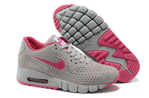 Air Max 90 Current Moire Women Gray Pink Running Shoes Factory